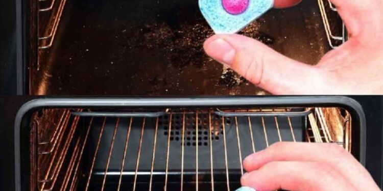 Tipps zum Reinigen des Backofens. Sogar verbranntes Fett verschwindet