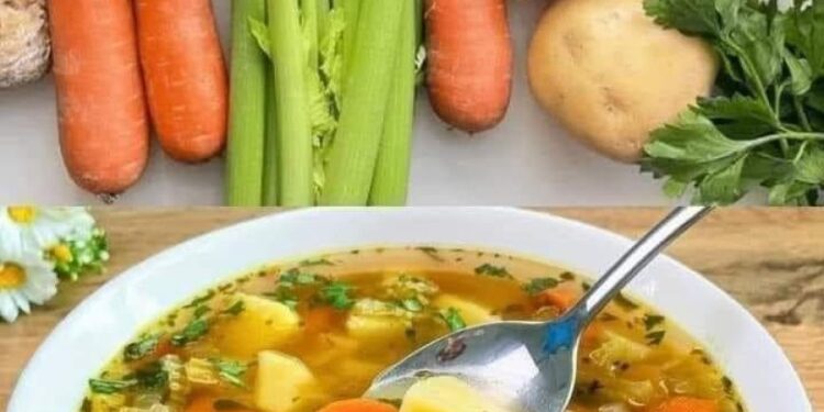 Diese Gemüsesuppe ist wie Medizin für meinen Magen! Ich esse diese Suppe Tag und Nacht! Gesund