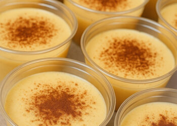 Vanille-Dessertcreme mit Zimt