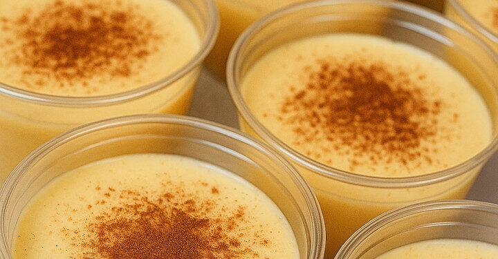 Vanille-Dessertcreme mit Zimt