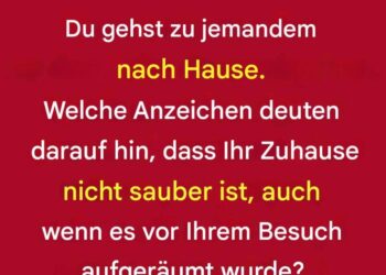 8 offensichtliche Anzeichen dafür, dass eine Person ihr Zuhause nicht put