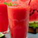Einfacher Wassermelonen-Slushie