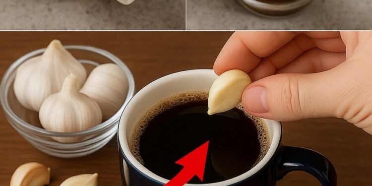 Nehmen Sie eine Knoblauchzehe und geben Sie sie in den Kaffee: ein alter Trick unserer Großeltern