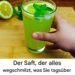 Der Saft, der alles schmilzt, was Sie im Laufe des Tages gegessen haben!
