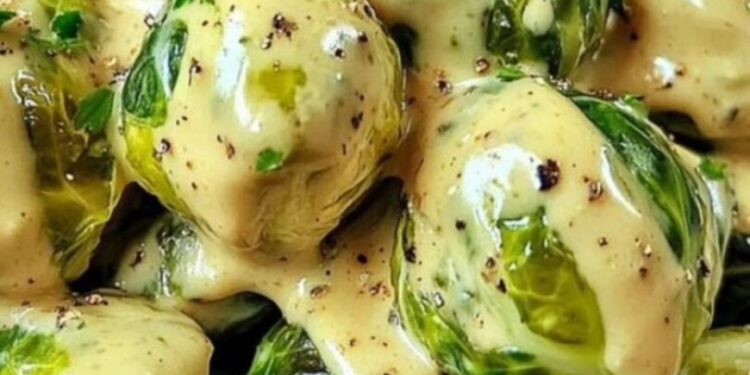 Das überzeugt jeden wie leckeeer, Rosenkohl in Frischkäse Senfsauce