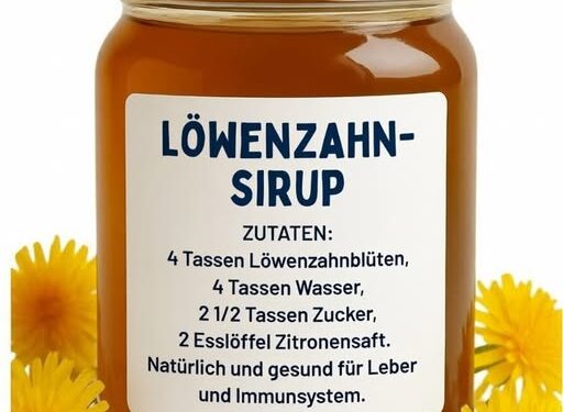 Löwenzahnsirup – süß, blumig & fein zitronig