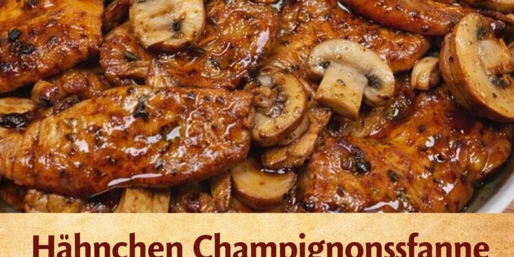 Das konnte ich jeden Tag essen, Hähnchen Champignonsfanne in wenigen Minuten