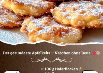 Wooow Apfelkekse ohne ein Gramm Mehl, in 15 Minuten die miss man lieben!