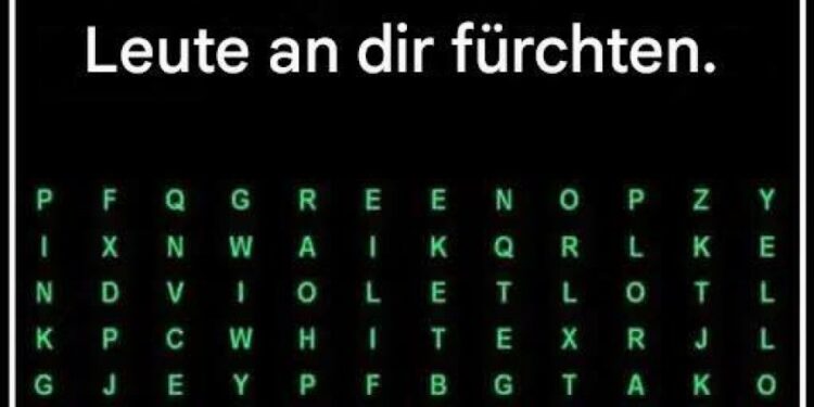 Die ersten drei Farben, die du siehst, verraten, was die Leute an dir fürchten
