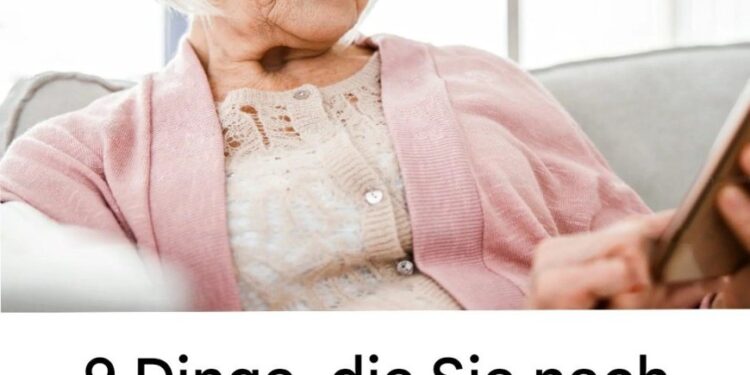 Das Leben beginnt mit 60: 9 Gewohnheiten, die Sie aufgeben sollten, um leichter zu leben