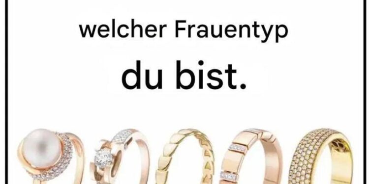 Wähle einen Ring und finde heraus, welcher Frauentyp du bist.