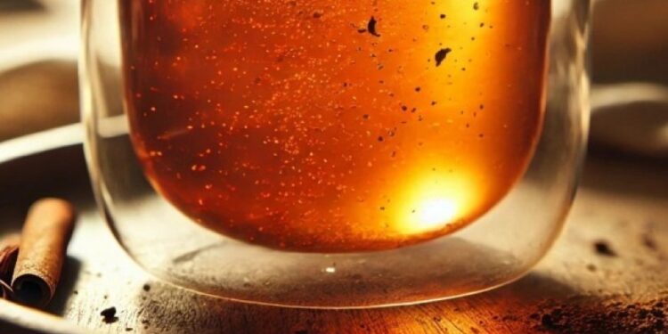 Abendgetränk zum Abnehmen am Bauch