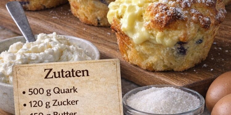 Diese Quark-Muffins waren diese Woche sofort weg – ich hab sie gleich nochmal gebacken