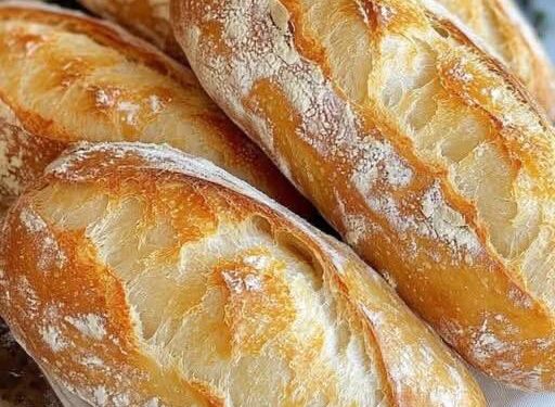 Nur 3 Zutaten kein Aufwand, Mini Baguette Brötchen!