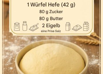 Universeller Hefeteig – das Grundrezept für viele Leckereie