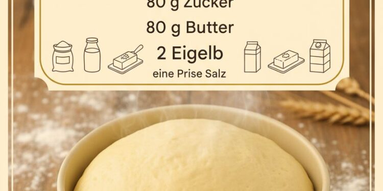 Universeller Hefeteig – das Grundrezept für viele Leckereie