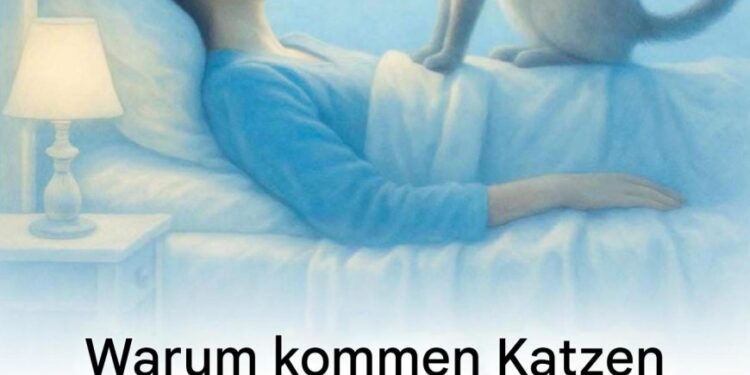 Warum kommen Katzen dir beim Schlafen ins Gesicht?