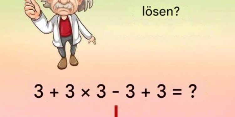 Kannst du diese Matheaufgabe lösen?