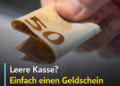 Sie haben nicht viel Geld zu Hause? Legen Sie einfach einen Geldschein an diese Stelle und beobachten Sie, wie sich das Geld anhäuft.