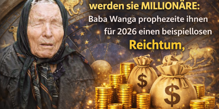 Diesen beiden Sternzeichen werden sie Millionäre: Baba Wanga prophezeite ihnen für 2026 einen beispiellosen Reichtum.