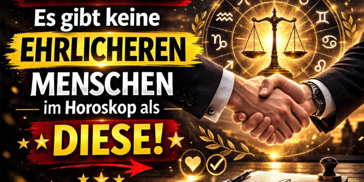 Ihr Wort ist heilig: Es gibt keine ehrlicheren Menschen im Horoskop als diese.