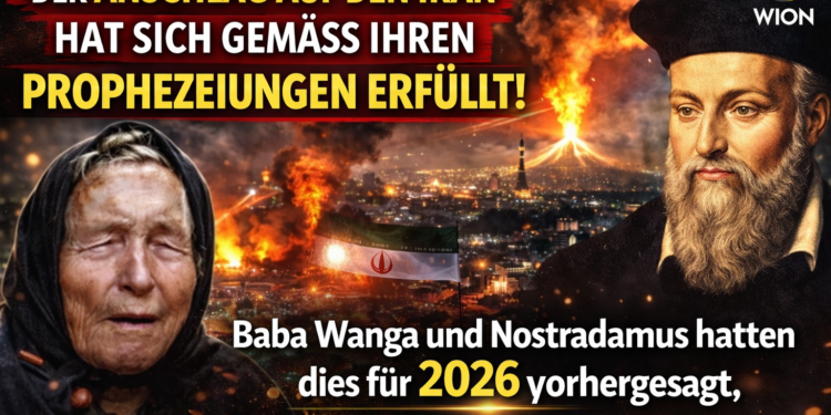 Der Anschlag auf den Iran hat sich gemäß ihren Prophezeiungen erfüllt. Baba Wanga und Nostradamus hatten dies für 2026 vorhergesagt, und es verheißt nichts Gutes.