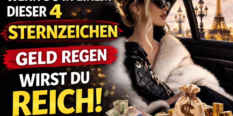 Wenn Sie in einem dieser vier Sternzeichen geboren wurden, werden Sie irgendwann reich werden; Reichtum ist Ihnen vorherbestimmt…