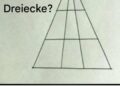 Können Sie sagen, wie viele Dreiecke in diesem Bild versteckt sind? Nur 1 % der Menschen haben die richtige Antwort.