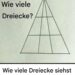 Können Sie sagen, wie viele Dreiecke in diesem Bild versteckt sind? Nur 1 % der Menschen haben die richtige Antwort.