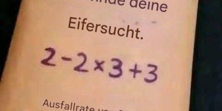 Nur Genies können es richtig (95 % sind dazu nicht in der Lage!)