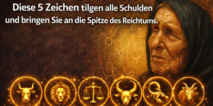 Baba Wanga für 2026: Diese 5 Zeichen tilgen alle Schulden und bringen Sie an die Spitze des Reichtums