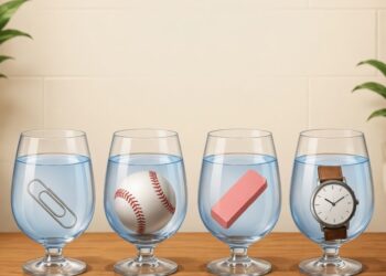 Welches Glas enthält mehr Wasser?