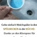 Ich schütte IMMER normalen Wasserenthärter in die Küchenspüle: Danke an den Klempner für diesen Tipp!