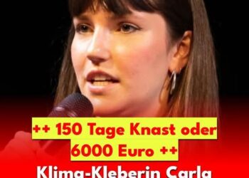 Klima-Kleberin will Strafe nicht zahlen – diese Strafe droht ihr stattdessen